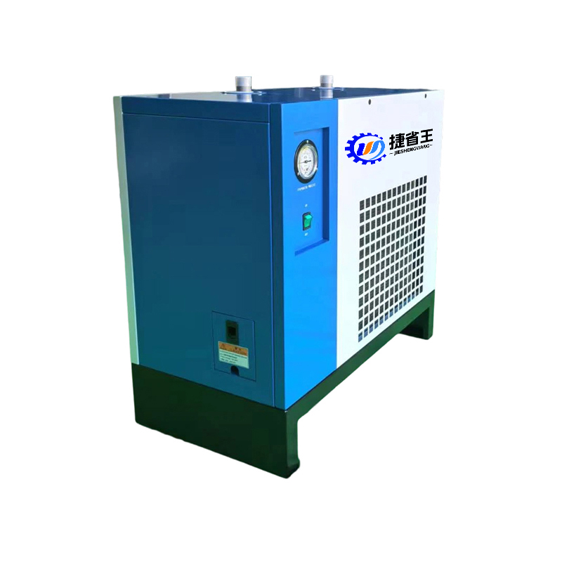 What are the key steps in the installation and commissioning of a normal temperature refrigerated dryer?